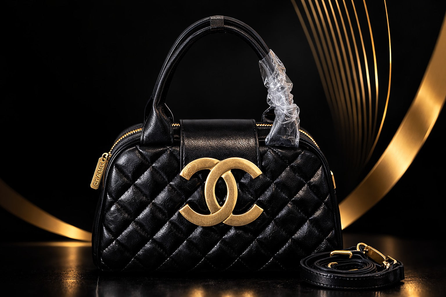 👑 HEB Imperial Crown Quilted Handbag