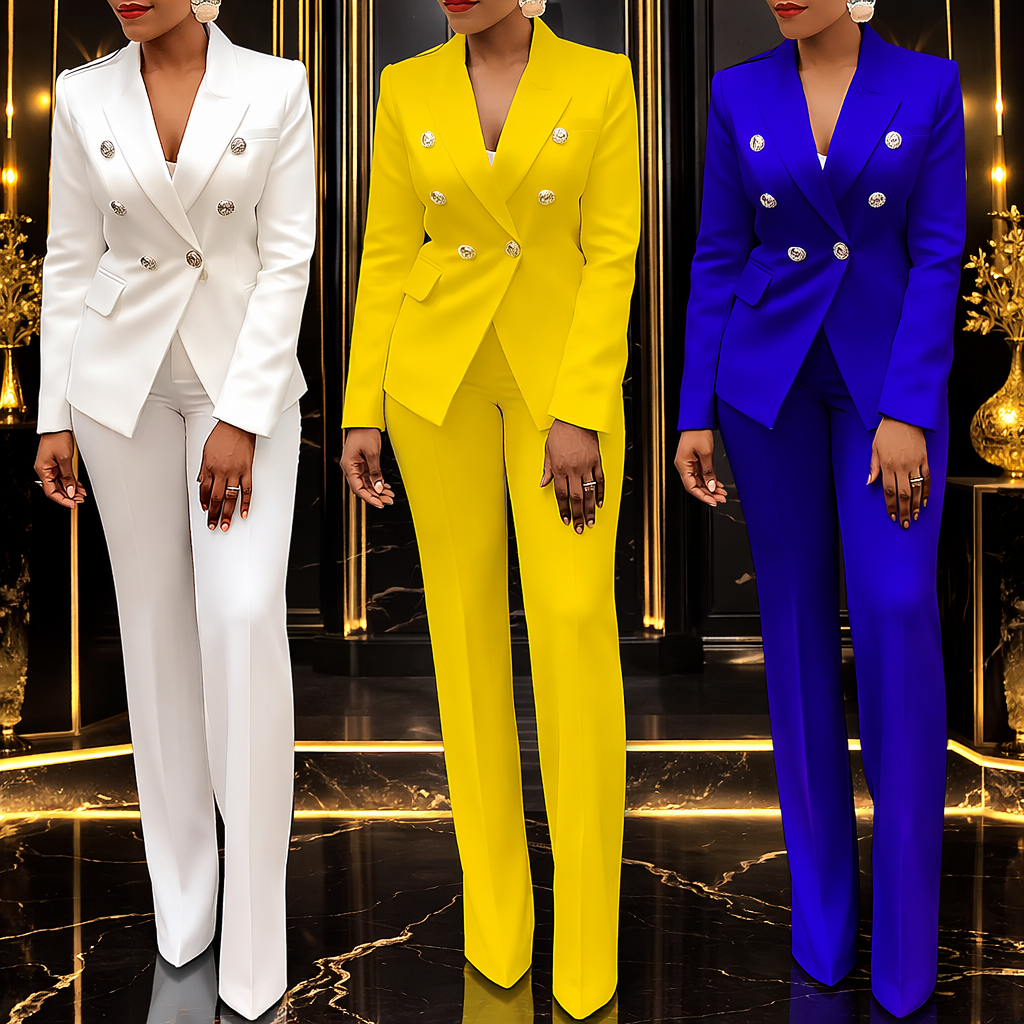 HEB Power Elegance Double-Breasted Suit Set