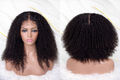 Royal Kinks Crown Wig
(Afro Kinky Texture) short  kinky curls  100% human hair transparent lace