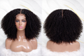 Royal Kinks Crown Wig
(Afro Kinky Texture) 100% Human Hair  transparent lace
