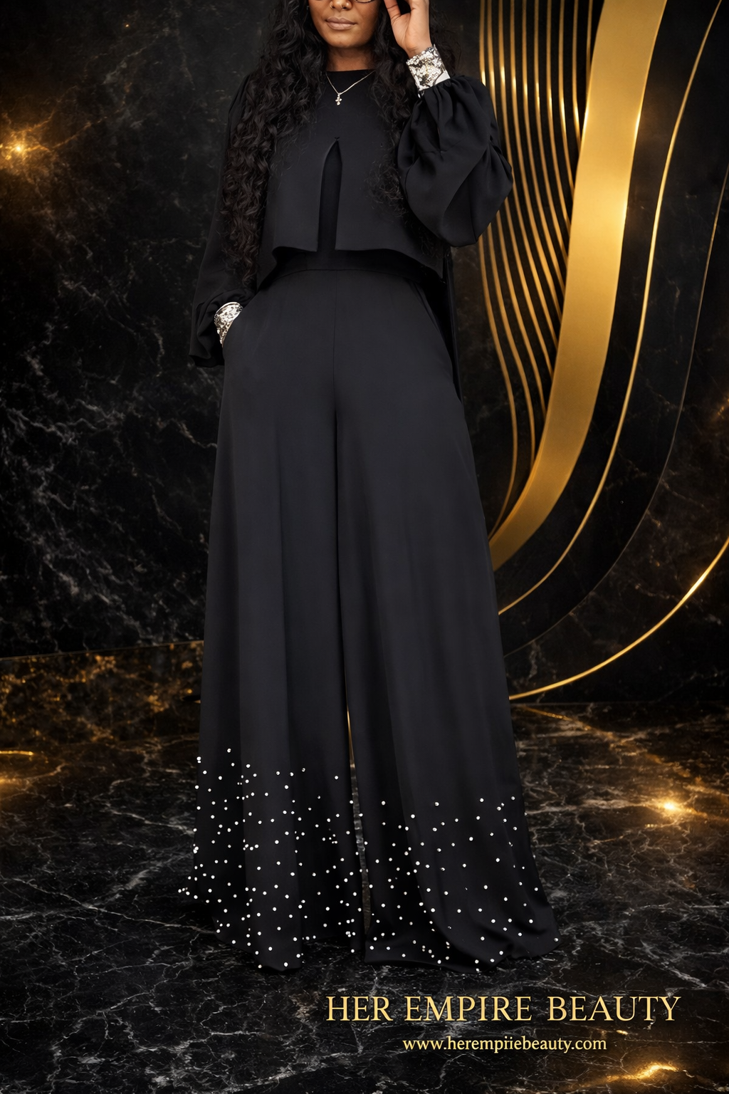 HEB Celestial Grace Two-Piece Maxi Set