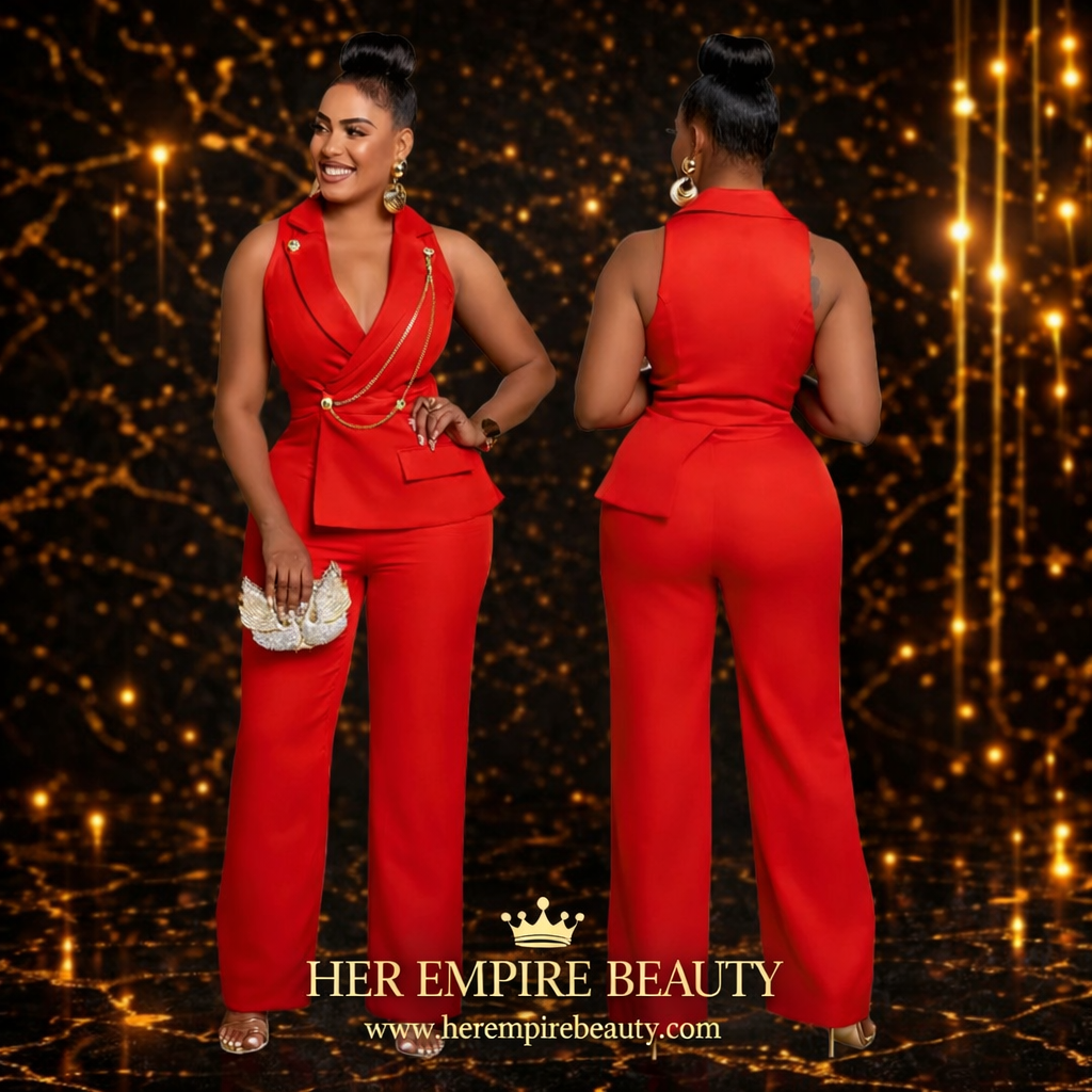 HEB Empire Luxe Chain Blazer Set