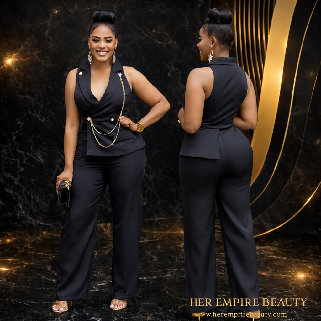 HEB Empire Luxe Chain Blazer Set