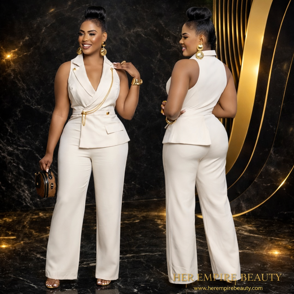 HEB Empire Luxe Chain Blazer Set