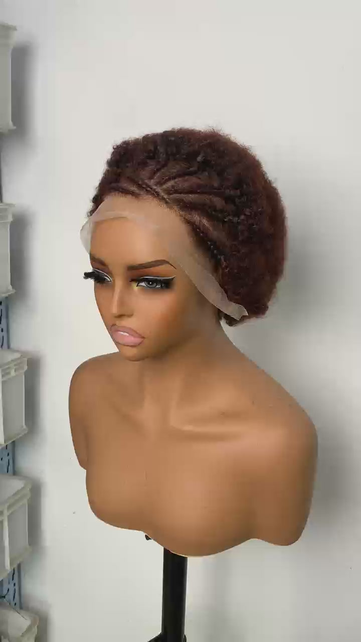 HEB Empress Braided Afro Lace Wig