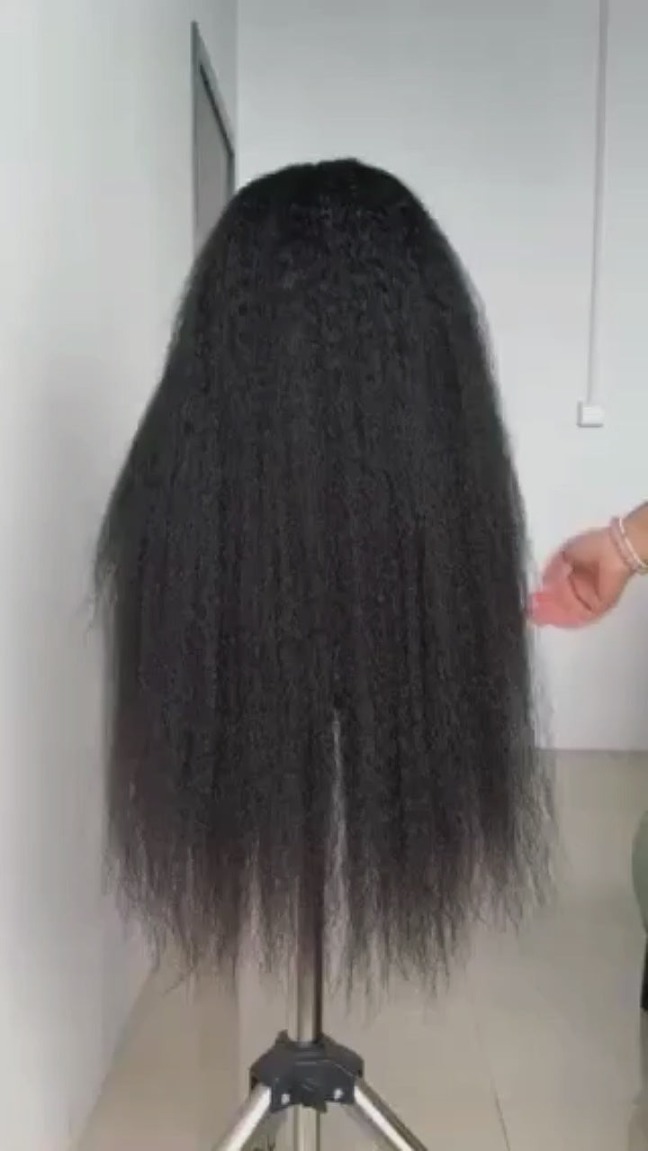 Luxury Kinky Straight Lace Front Wig