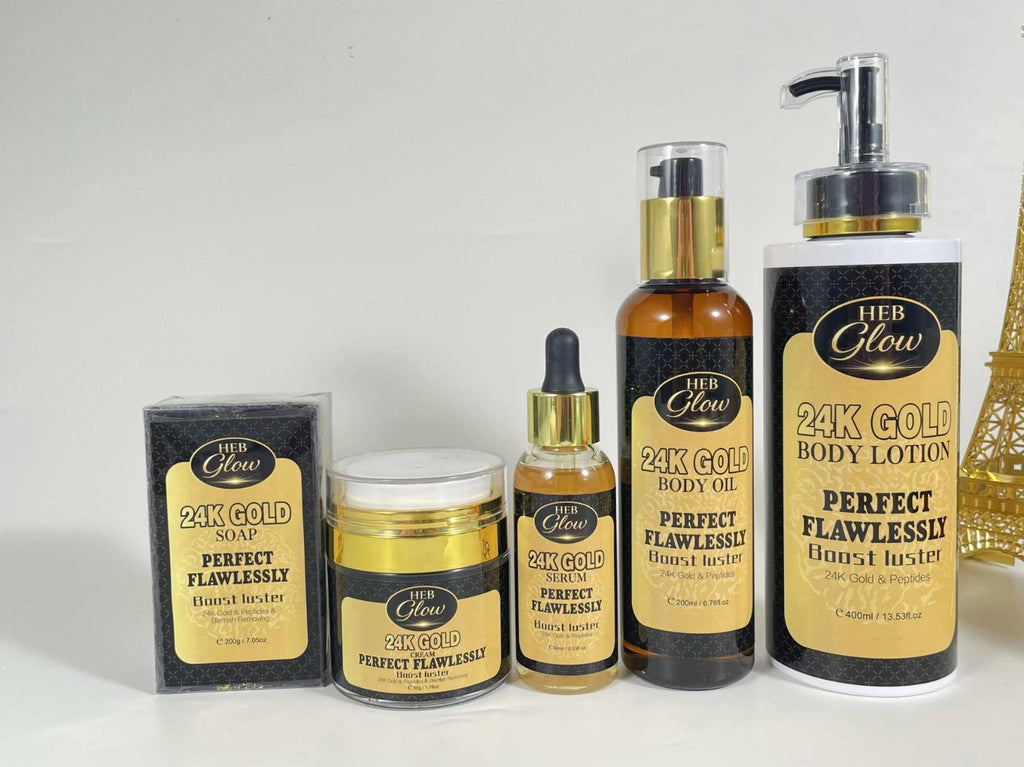 HEB Glow 24K Gold Collection – Perfect Flawlessly Glow Set