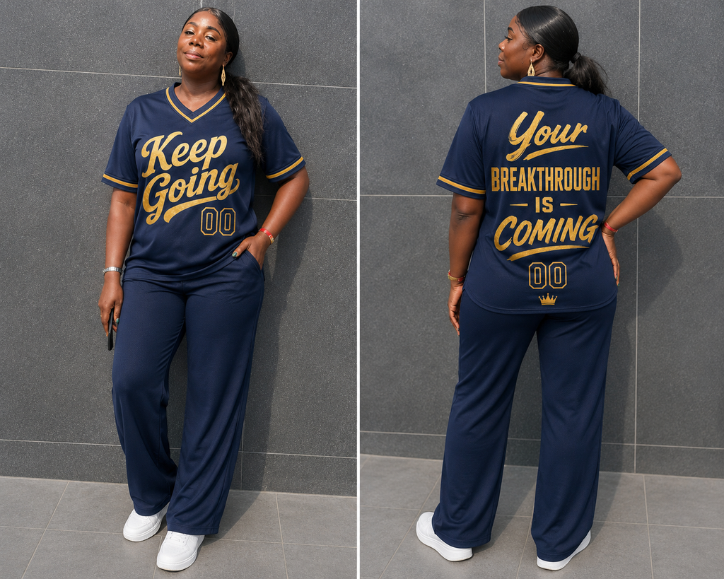Keep Going – Your Breakthrough Is Coming Inspirational Women's Set
