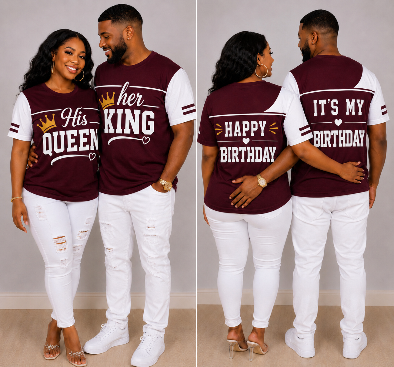 Birthday Couple Shirts – Celebrate Love in Style