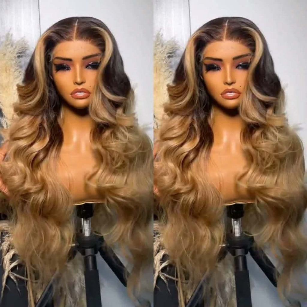 HEB Crown Luxe Mocha Blonde Bombshell Wig