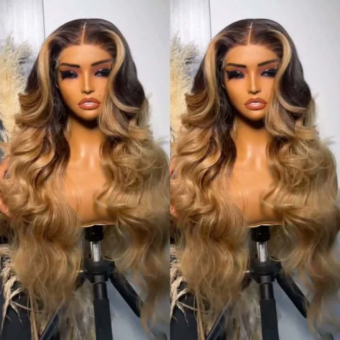HEB Crown Luxe Mocha Blonde Bombshell Wig