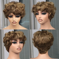 HEB Crown Luxe Midnight Curly Pixie Wig