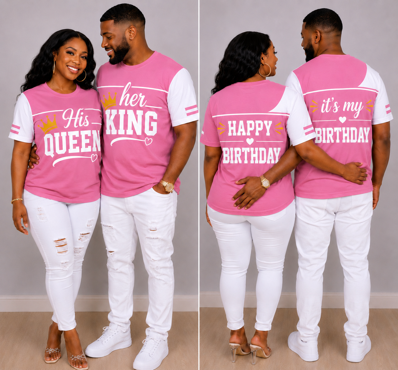 Birthday Couple Shirts – Celebrate Love in Style
