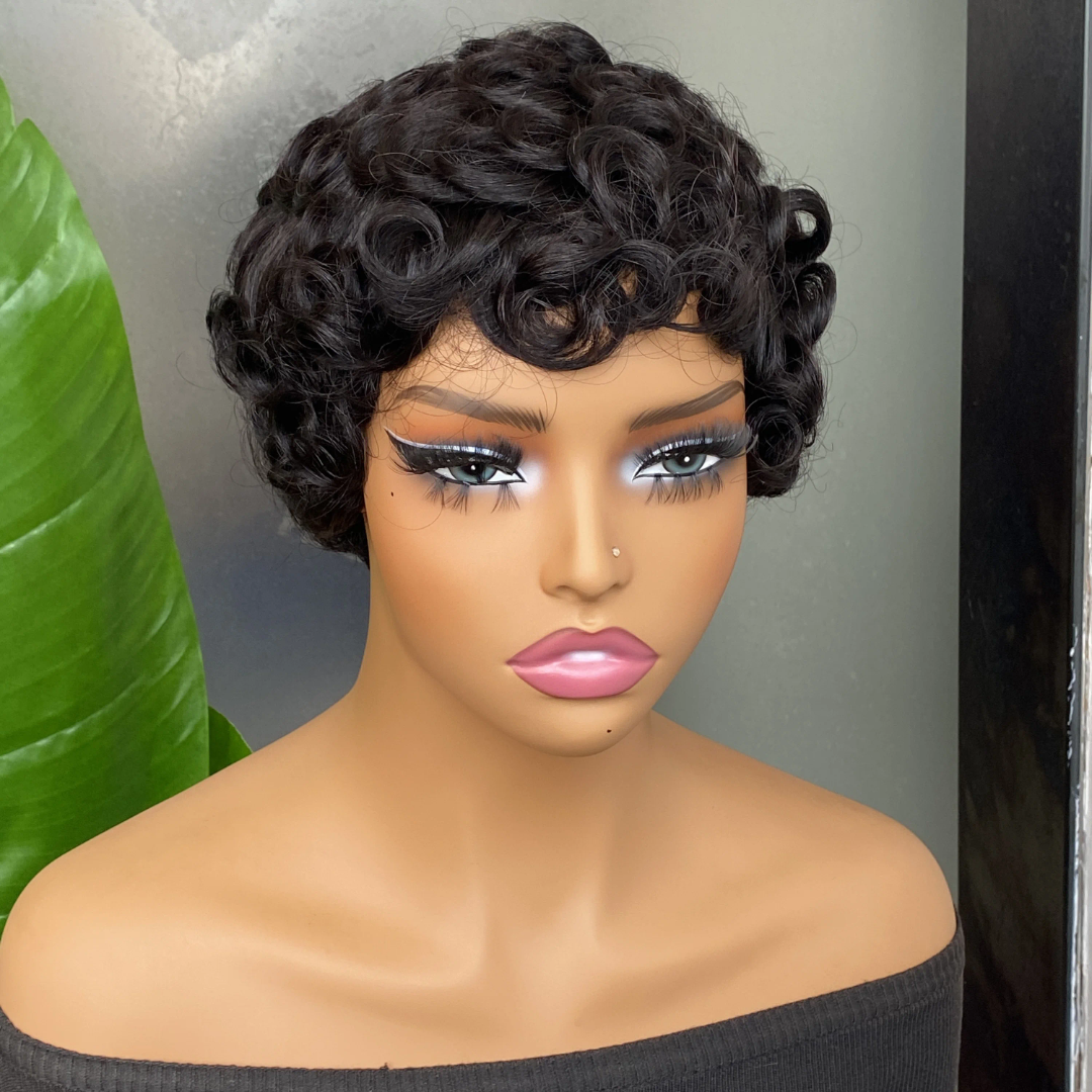 HEB Crown Luxe Midnight Pixie Curl Wig