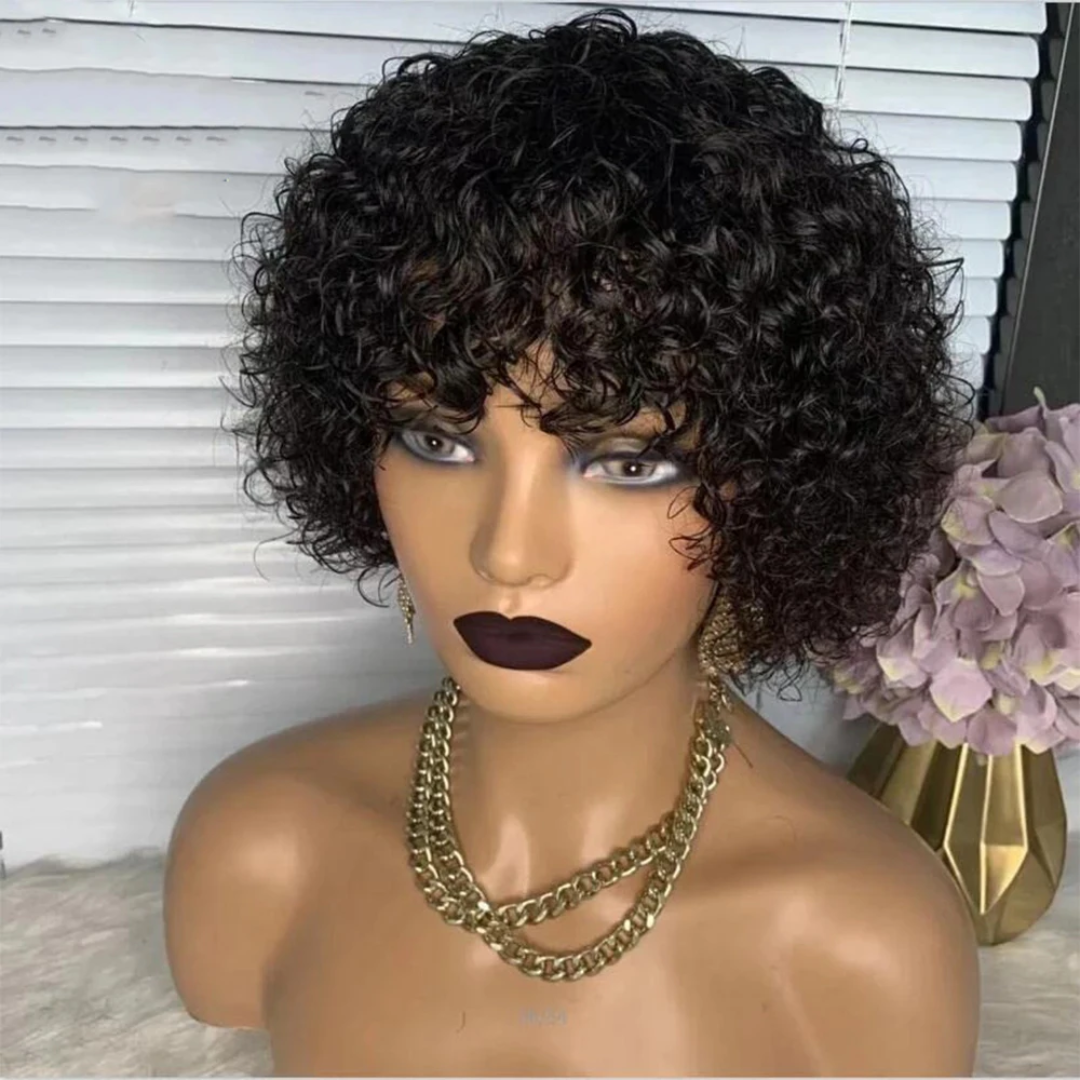 HEB Crown Luxe Classic Curly Bob Wig