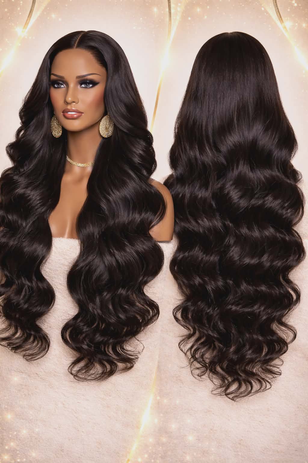 Majesty Deep Wave. 100% Human Hair Transparent Lace