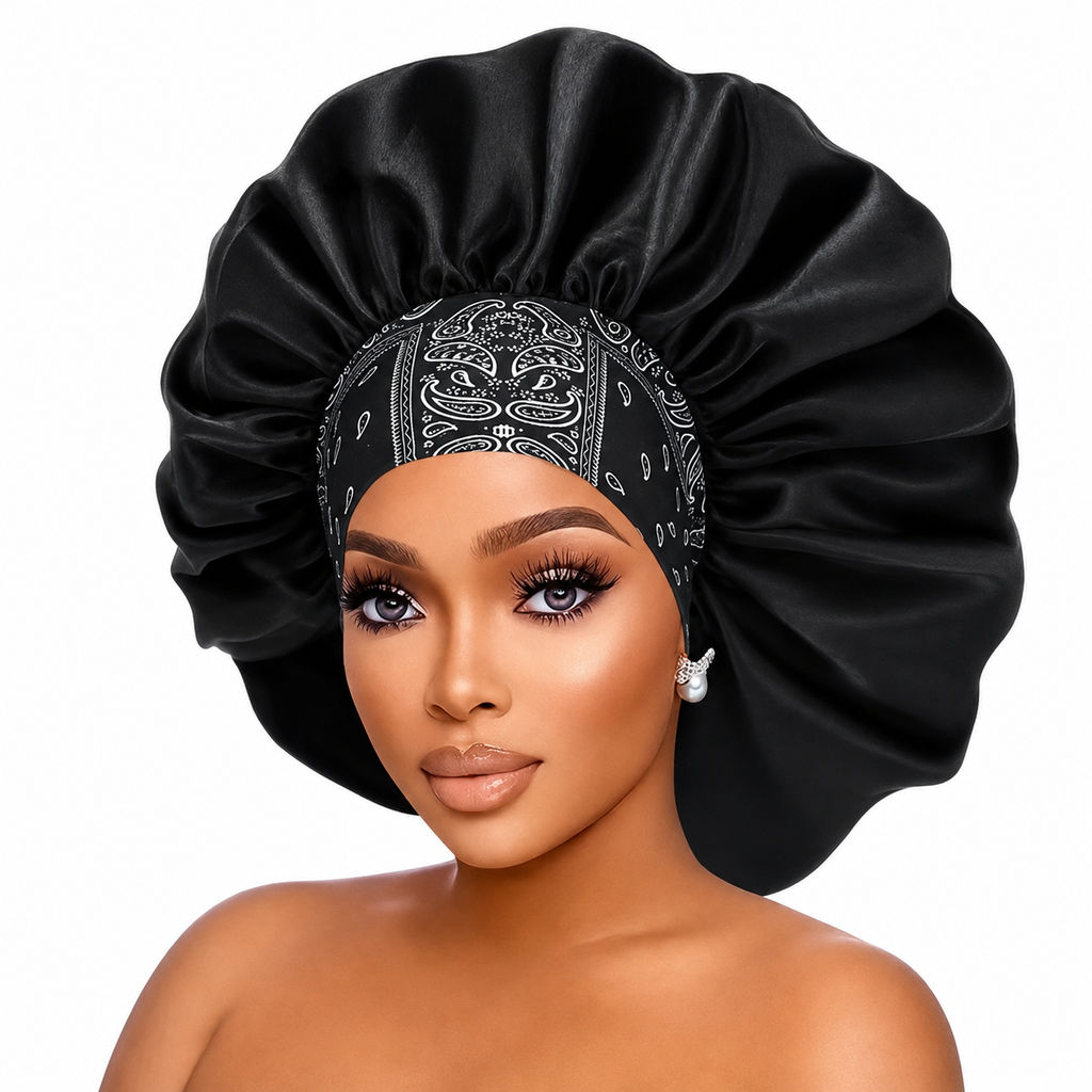 Name: HEB Crown Care Satin Bonnet – 5 Color Collection