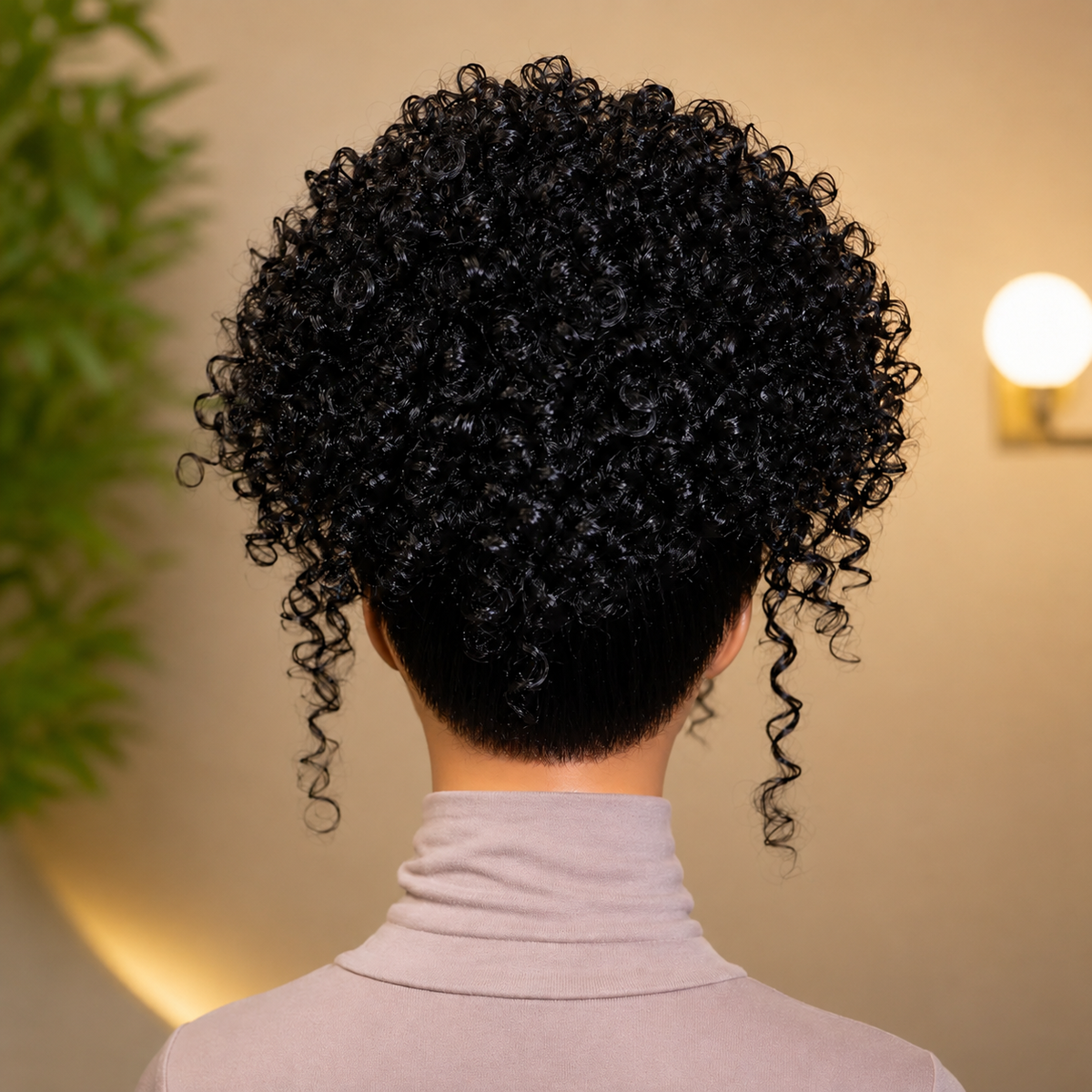 HEB Royal Curls 360 closure Updo Wig