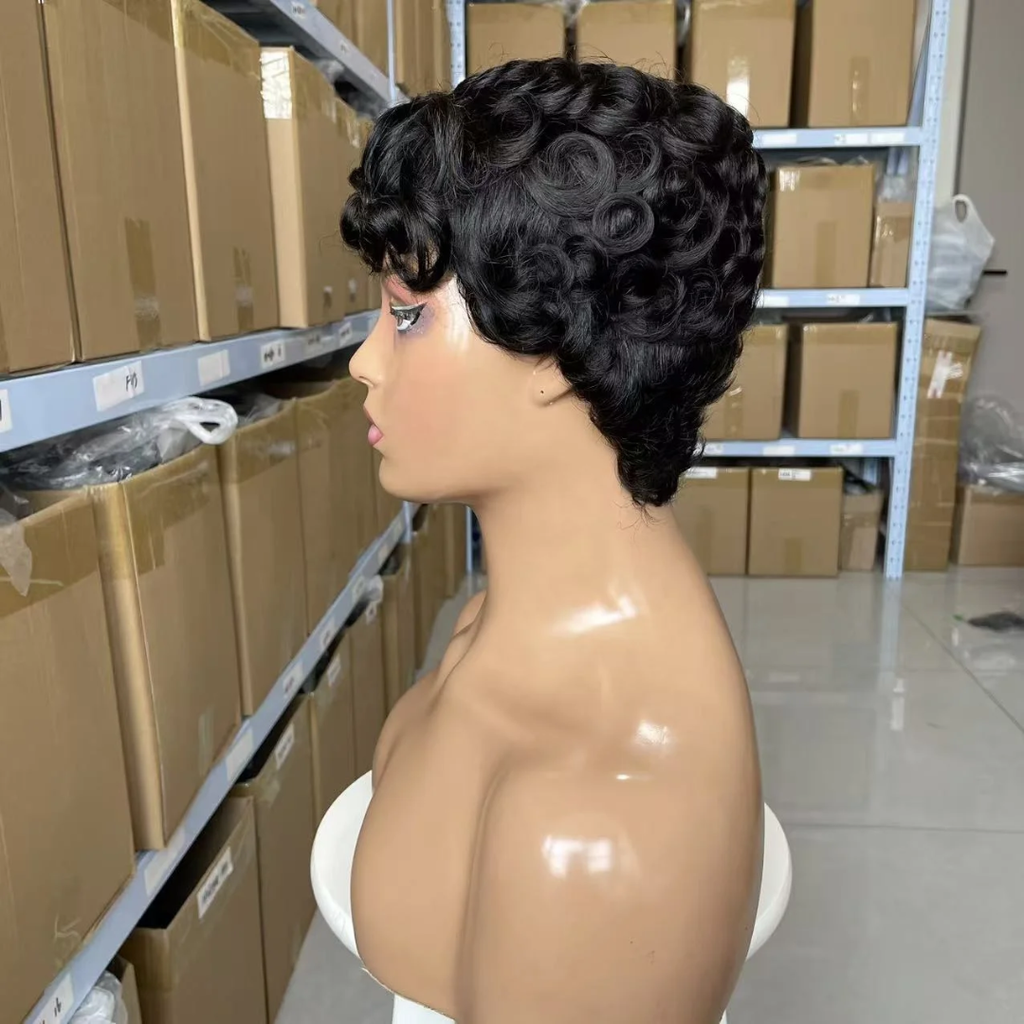 HEB Crown Luxe Midnight Pixie Curl Wig