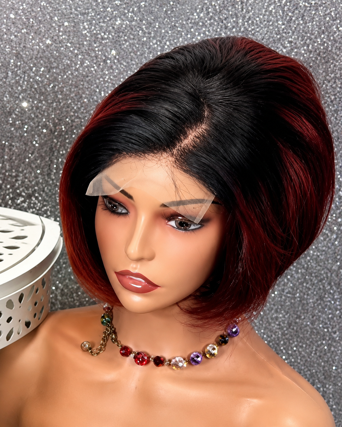 HEB Crown Luxe Sleek Precision Bob Wig