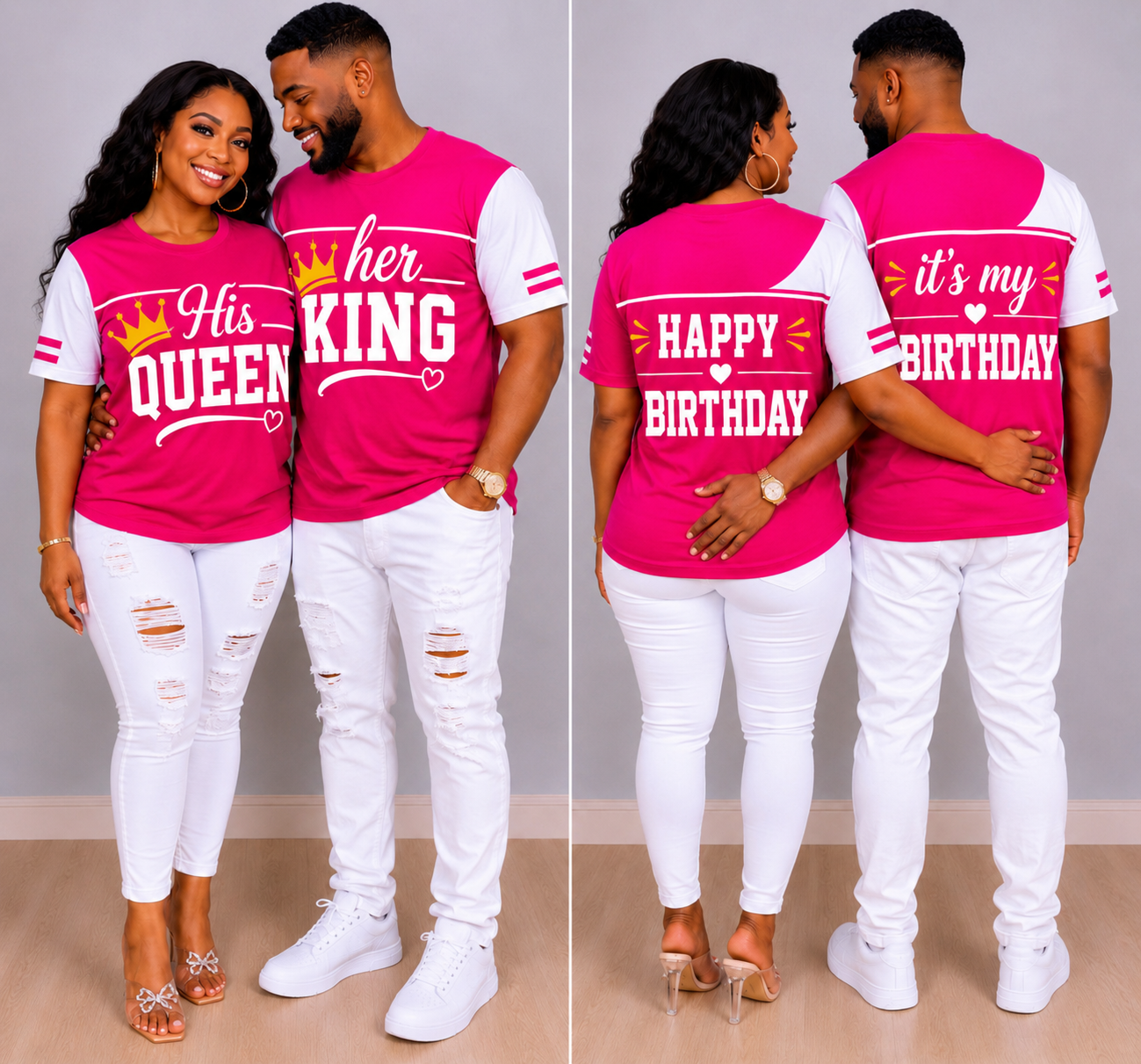 Birthday Couple Shirts – Celebrate Love in Style