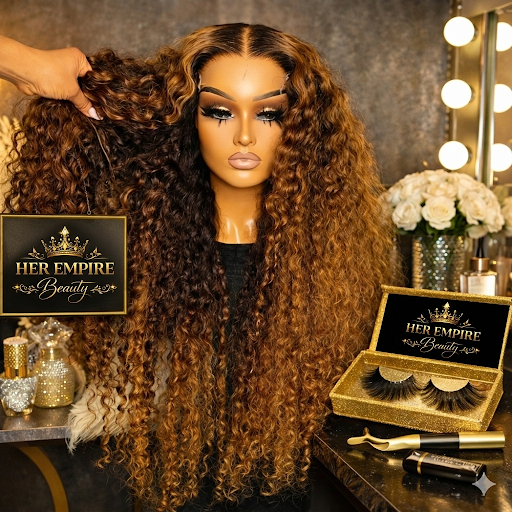 HEB Crown Collection – Honey Caramel Curl Lace Wig
