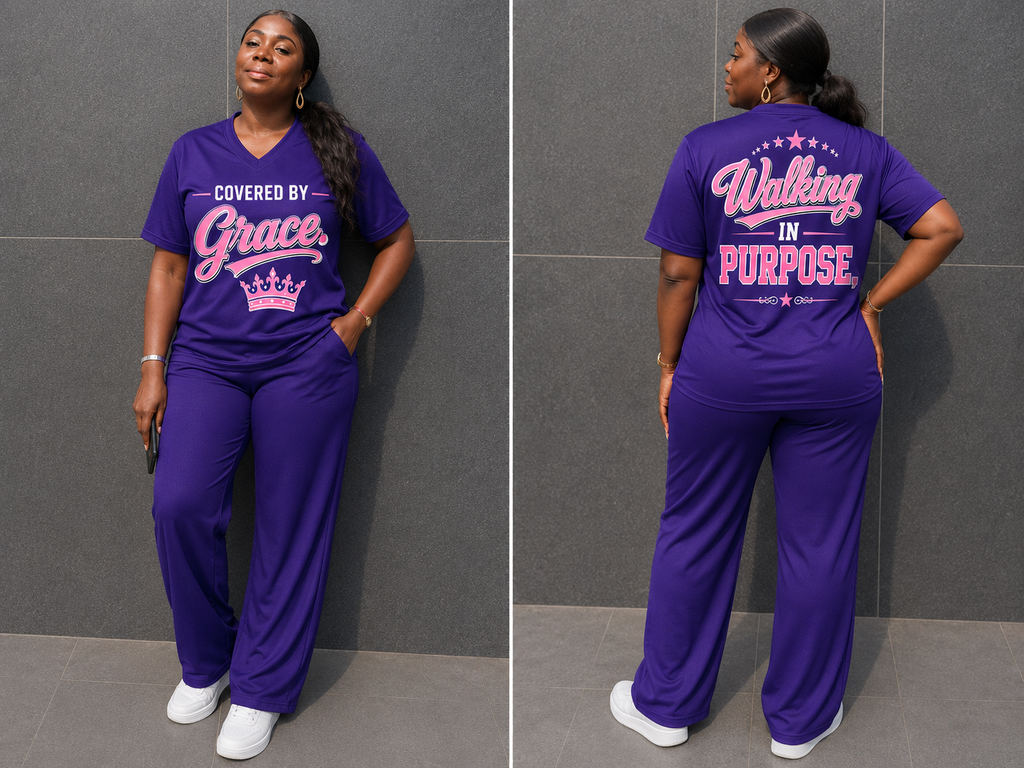 Covered by Grace – Walking in Purpose Women's Set