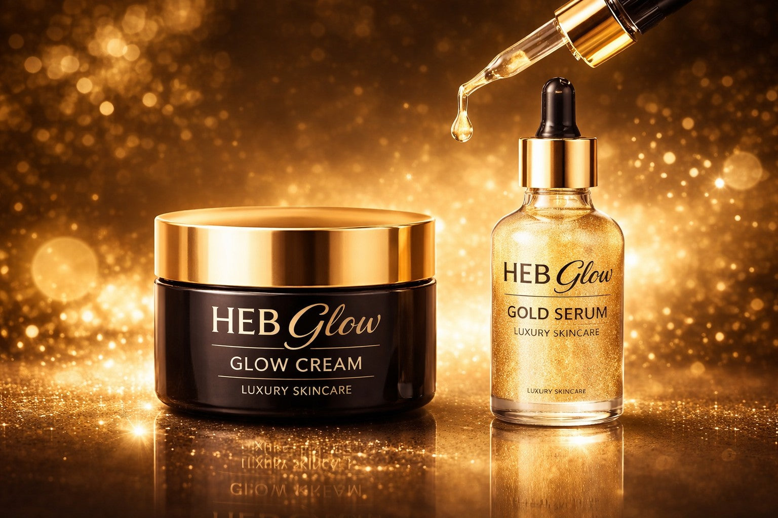 HEB Glow Radiance Serum & Glow Cream