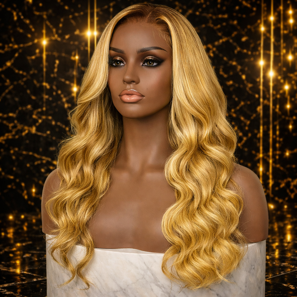 Platinum Blonde Body Wave Wig