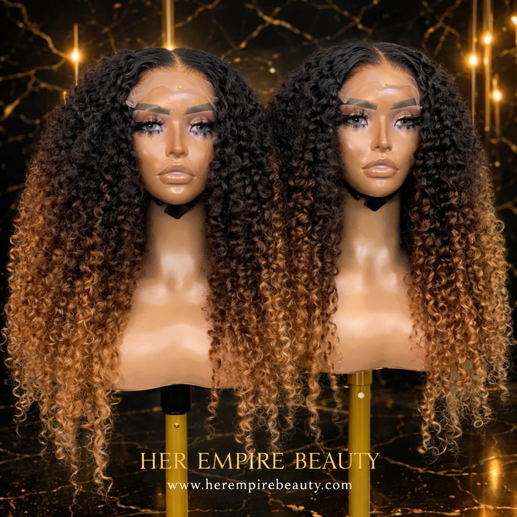 HEB Crown Collection – Honey Caramel Curl Lace Wig
