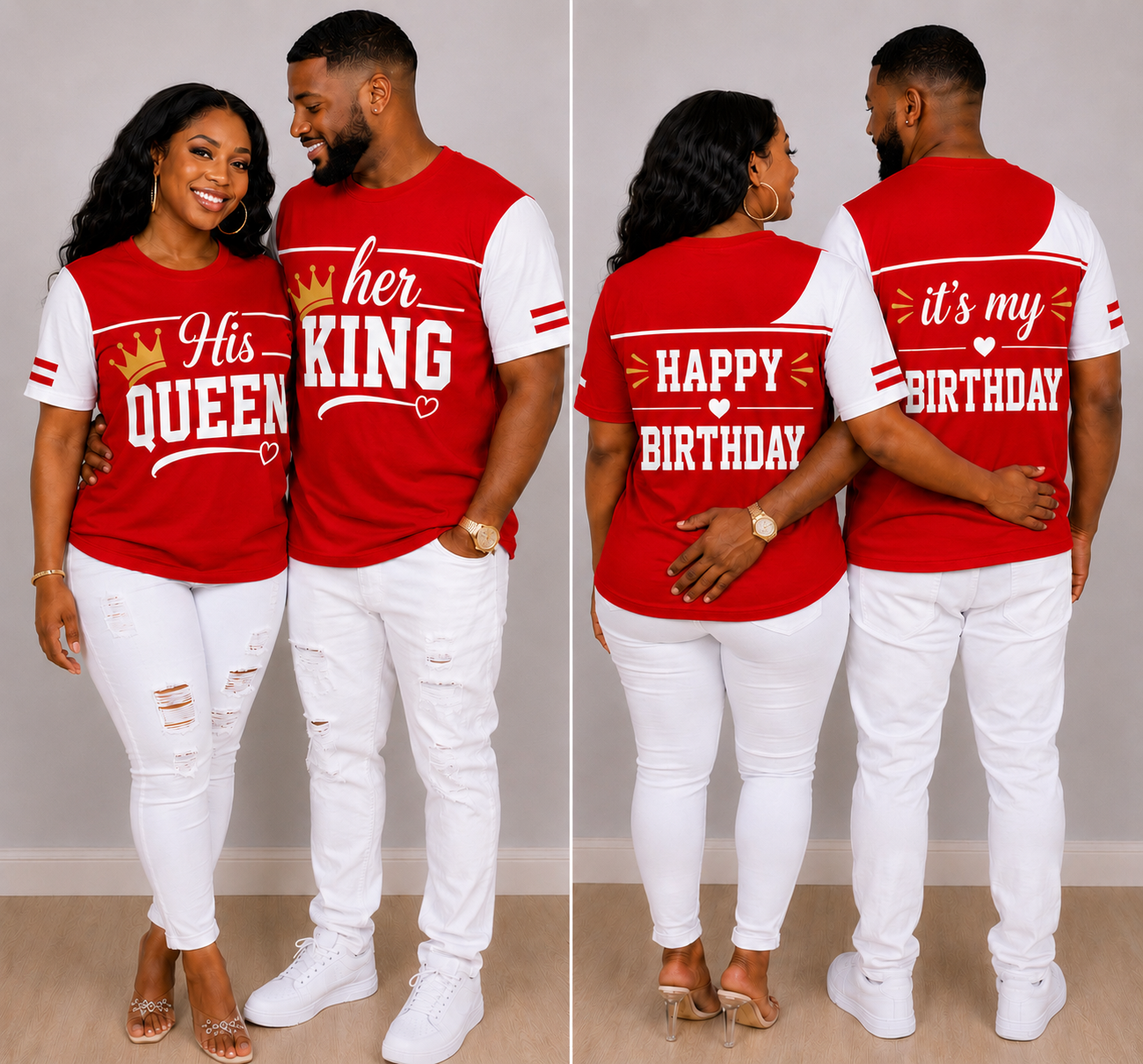 Birthday Couple Shirts – Celebrate Love in Style