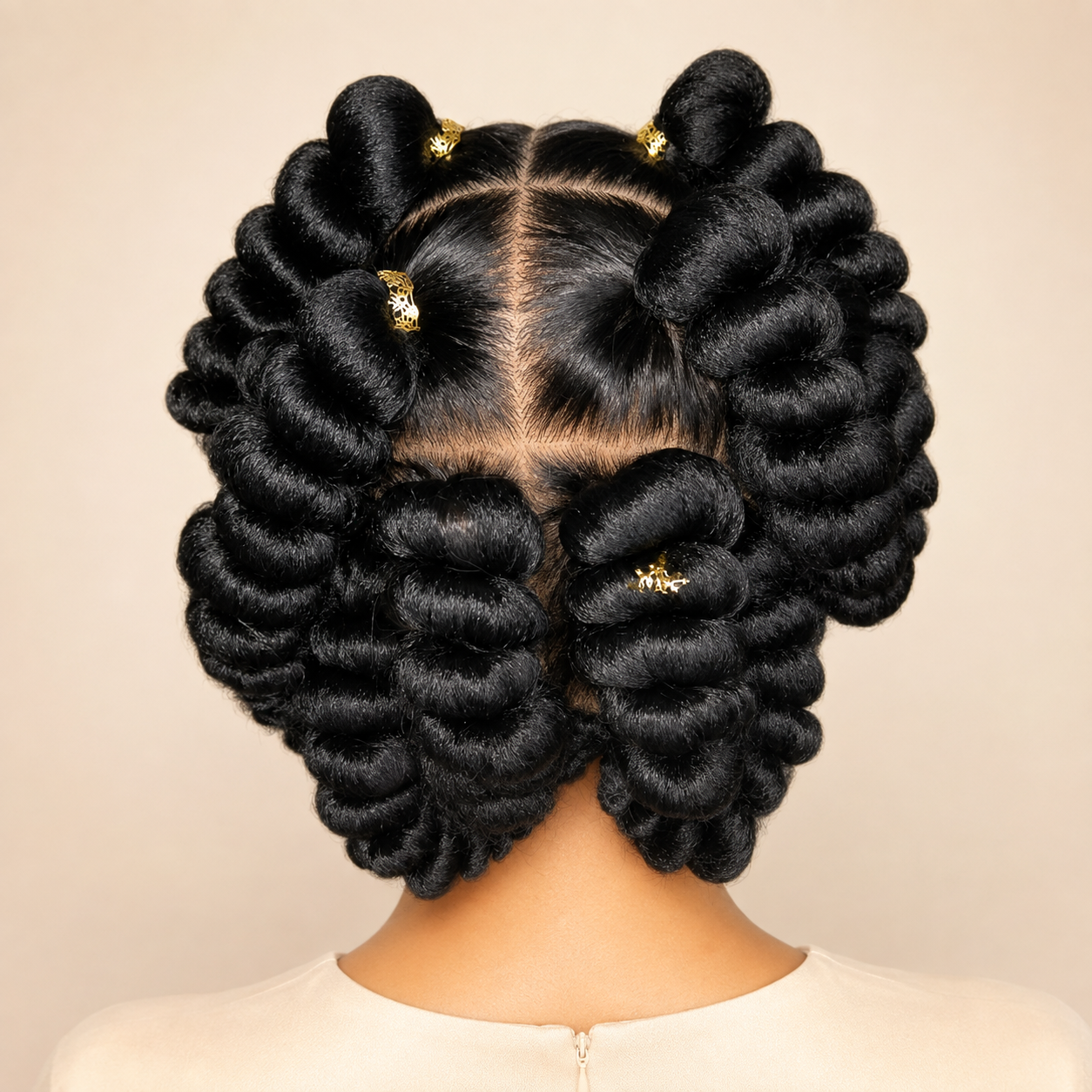 HEB Regal Coil Crown Frontal Wig