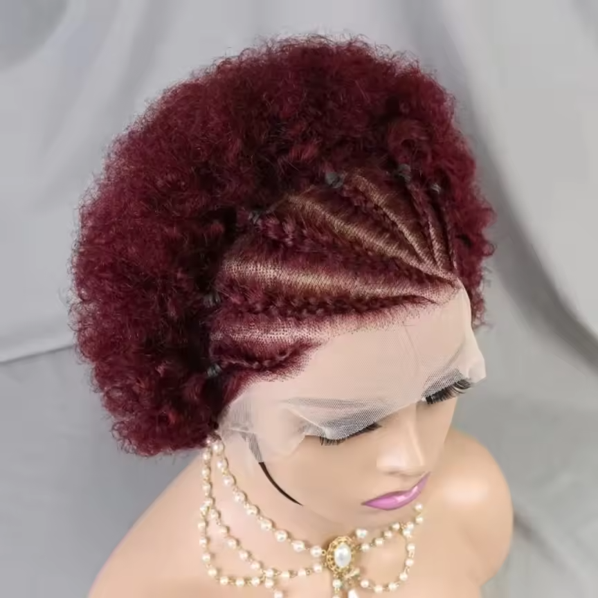 HEB Empress Braided Afro Lace Wig