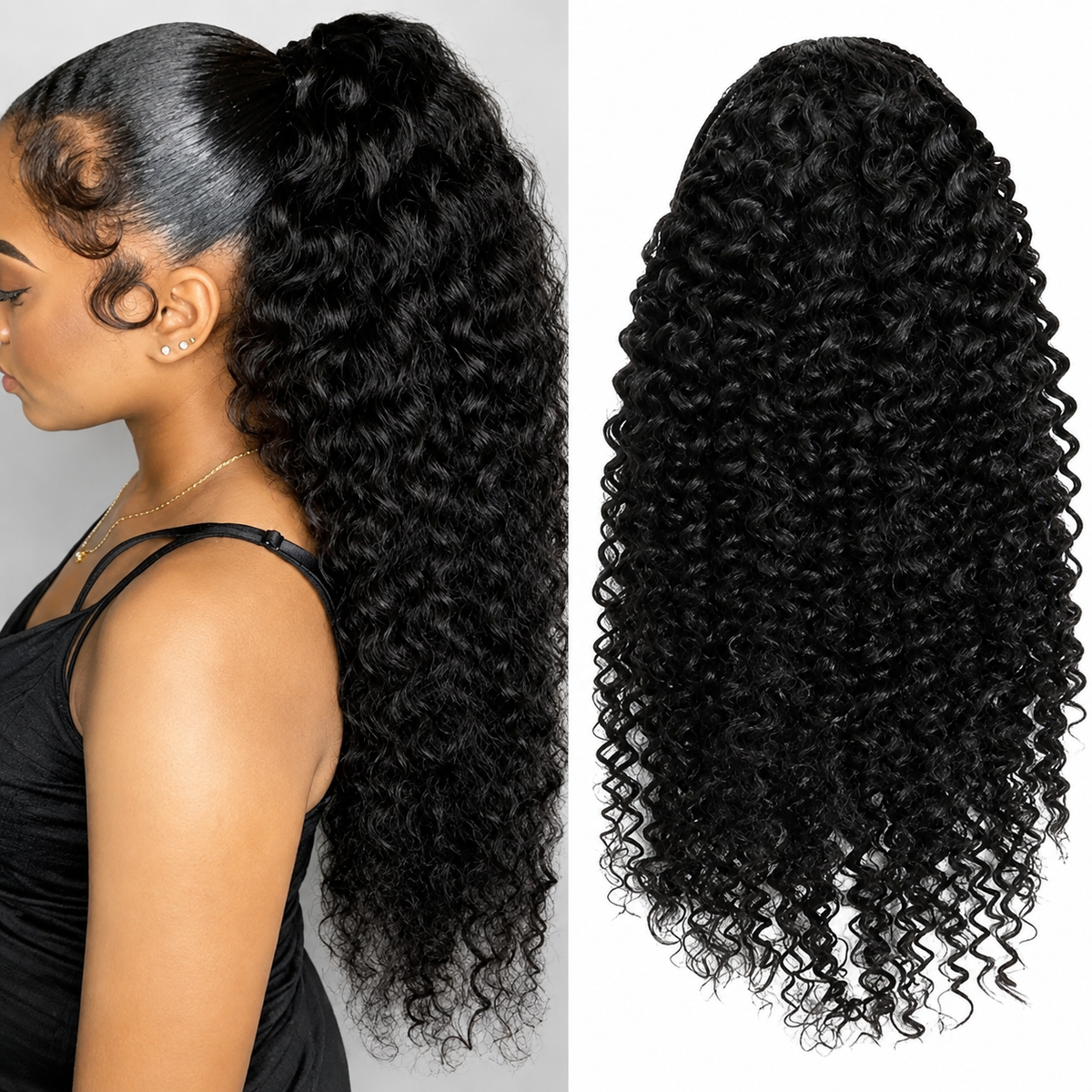 HEB Luxe Curly Drawstring Ponytail