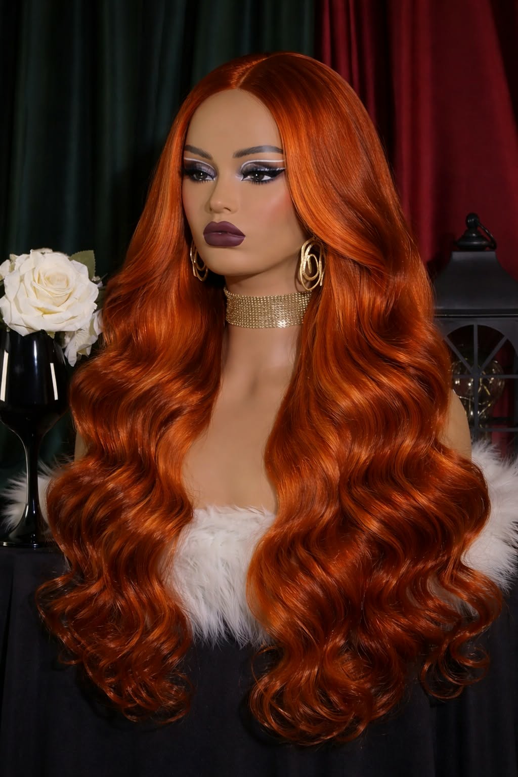 Golden Flame Waves (Highlight Body Wave Wig)