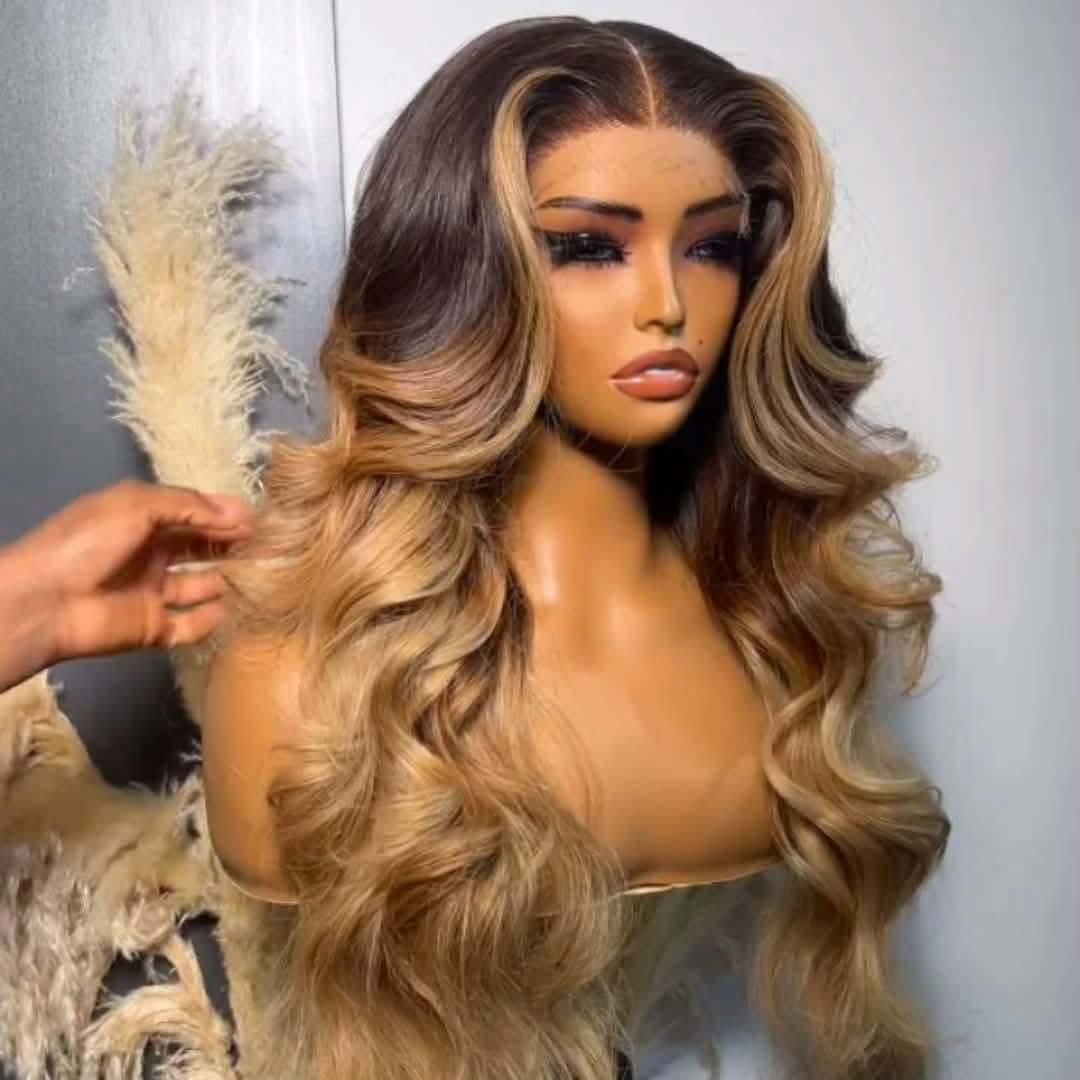 HEB Crown Luxe Mocha Blonde Bombshell Wig