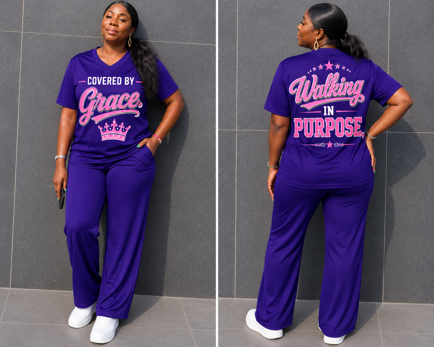 Covered by Grace – Walking in Purpose Women's Set