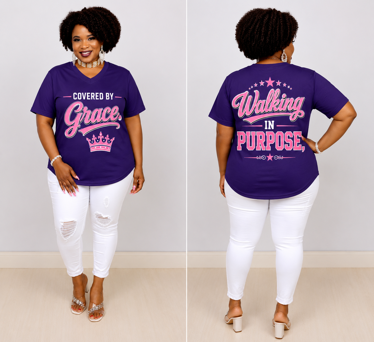 Covered by Grace – Walking in Purpose Women's Set