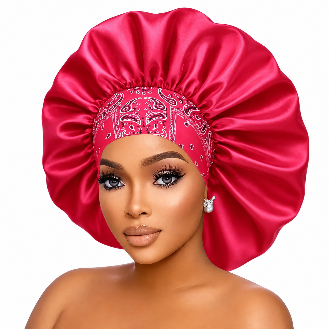 Name: HEB Crown Care Satin Bonnet – 5 Color Collection