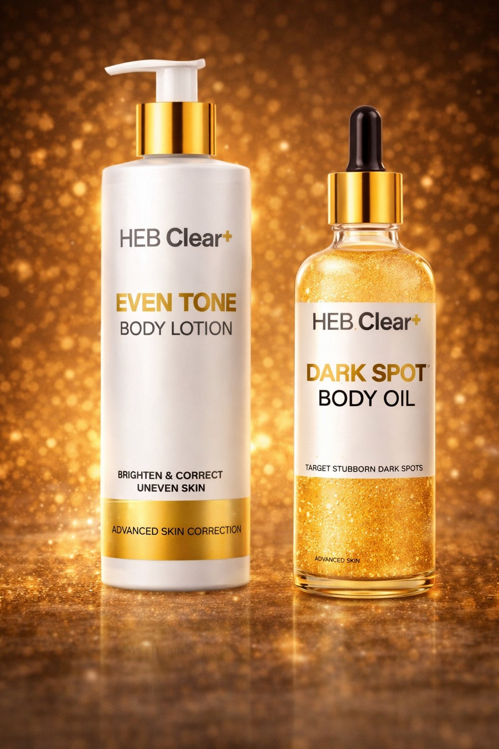 HEB Clear+ Even Tone Body Lotion & Dark Spot Body Oil