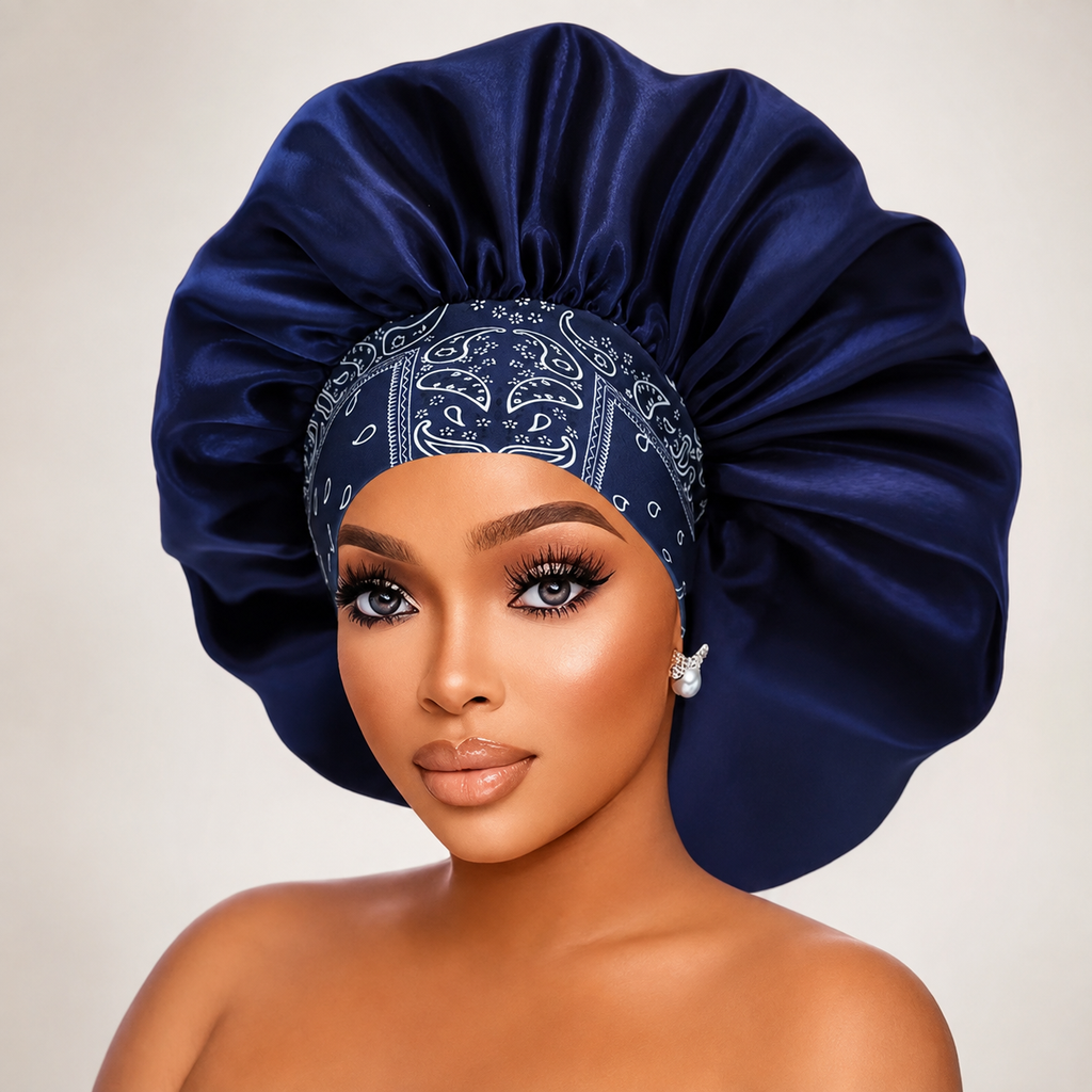 Name: HEB Crown Care Satin Bonnet – 5 Color Collection
