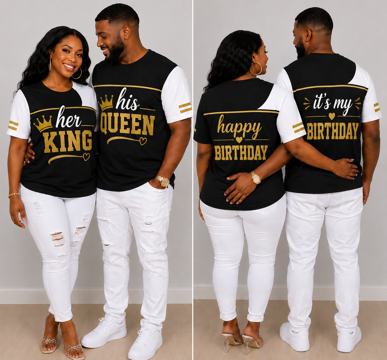 Birthday Couple Shirts – Celebrate Love in Style