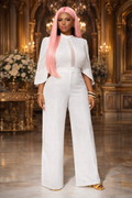 Peach Pink Straight Glam Wig